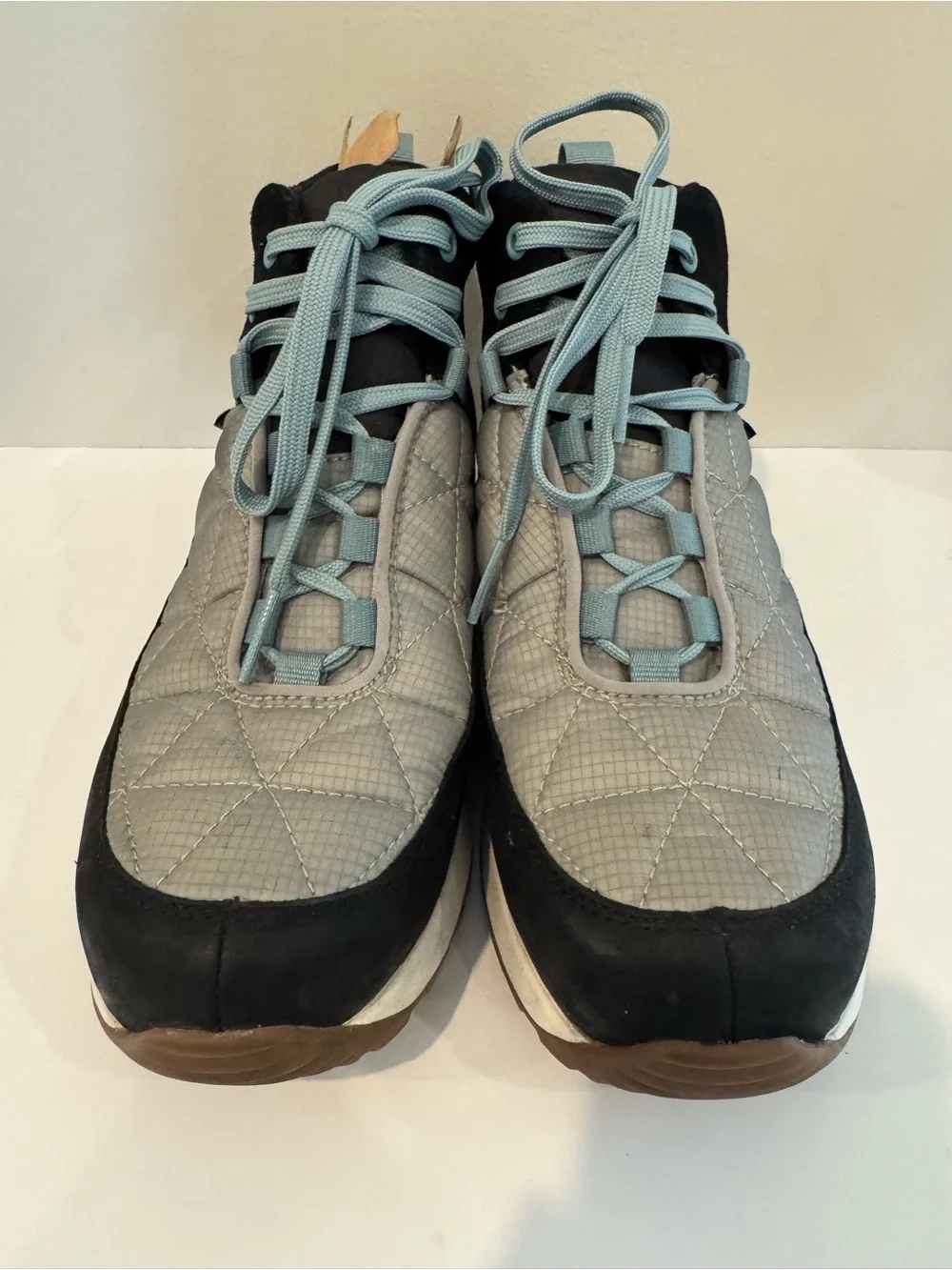 Teva Ember Commute Women's Black, Gray and Light Blue Quilted Mid-Top Boot